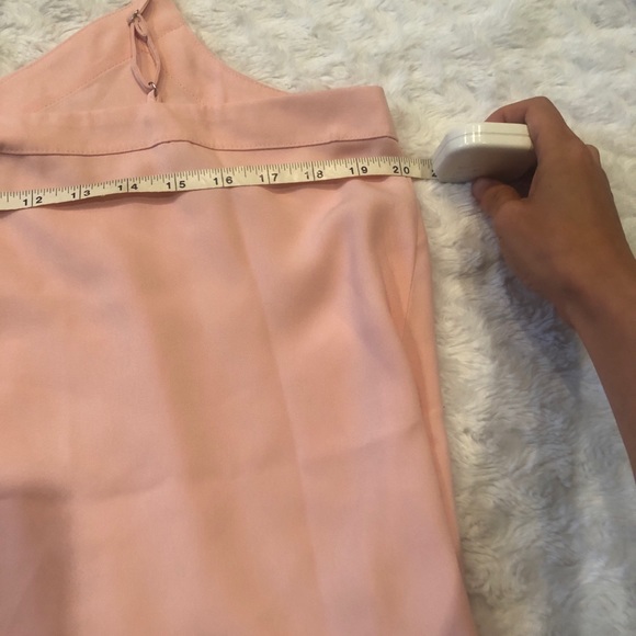 Top shop pink v neck inset camisole NWT sz 12 - Picture 3 of 5